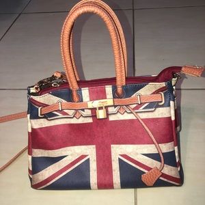 Cute Enliglish Flag Satchel Bag